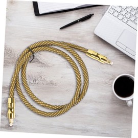 VILLFUL 1m Audio Optical Cable Optic Male to Male Audio Cable for Home Theater Scratch Design for Sound Bar Tv and Amplifiers