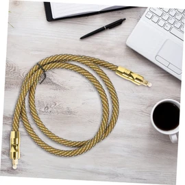 VILLFUL 1m Audio Optical Cable Optic Male to Male Audio Cable for Home Theater Scratch Design for Sound Bar Tv and Amplifiers