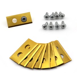 Headley Tools Replacement Robotic Lawn Mower Blade (Pack of 24) for Worx Landroid Robotic Mower (Stainless Steel, Titanium)