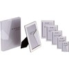 3.5 x 5-inch Silver Flat Edge Single Photo Frame with