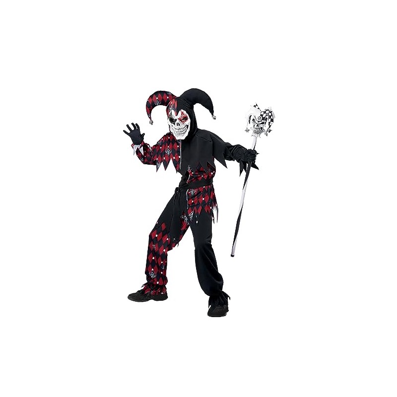 Child's Sinister Jester Costume Medium (8-10)