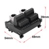 Jienk RJ45 8P8C DIN Rail Mount Ethernet Connector Distribution Breakout