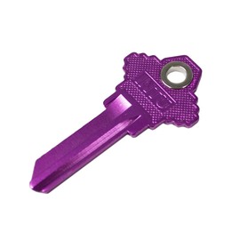 Lucky Line Anodized Purple Lightweight Aluminum Magnetic House Key Schlage (15668)