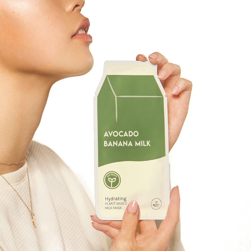 ESW Beauty Avocado Banana Milk Hydrating Plant-Based Milk Mask