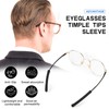 KECHIO Eyeglasses Ear Cushions for Glasses Ear Cushion for Behind