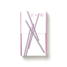 Gyokubiki 126304 Kyoto Plum Incense Incense Incense, 3.5 inches (90 mm)