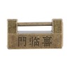Vintage Chinese Style Copper Lock for Jewelry Box Horizontal Security