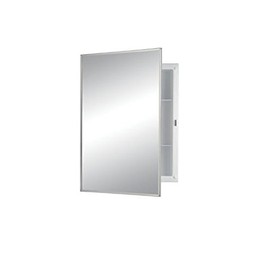 Broan 781021 Builder Series Recessed Mount Cabinet with Stainless Steel Mirror Frame 16" W x 22"