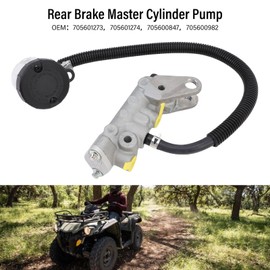 Luocute Rear Brake Master Cylinder Pump, 705601273 Replacement for Renegade 500 570 650 800R 850 1000/R, Powersports Brake Accessories