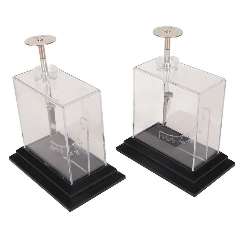 Foil Electroscope Compact Structure High Sensitity Precise Scale Physics Electrometer