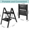 Upgraded 2 Step Ladder, 330 lbs Folding Aluminum Step Stool