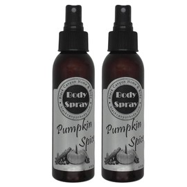 Black Canyon Pumpkin Spice Scented Body Spray with Jojoba Oil, 4 Oz (2 Pack)