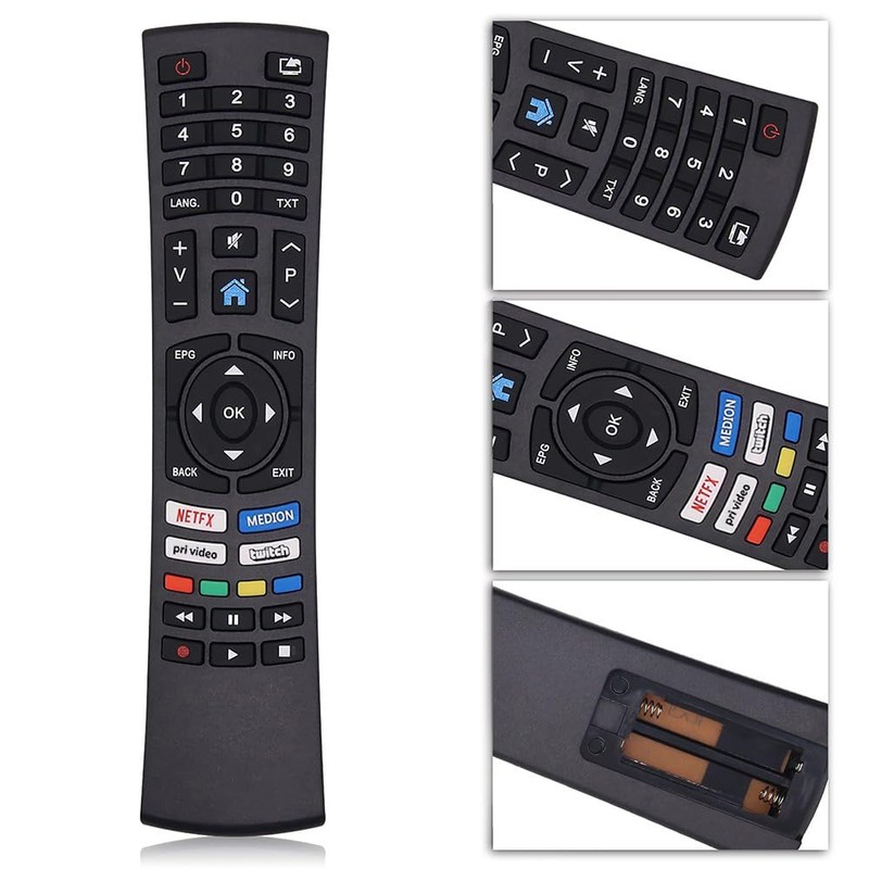 Universal Remote Control for Medion Ultra HD Smart TV -