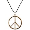 Koerner Peace Sign Necklace From Metal, 5Cm