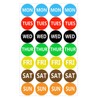 Remarkable 7 Days of The Week Labels Color Coding Dot
