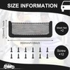 Frienda 2 Pcs ABS Plastic Frame Car Storage Net Bag