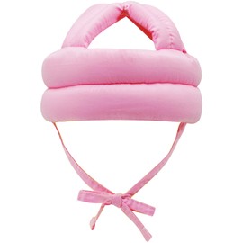 Baby Head Protector Infant Helmet No Bumps Safety Cushion for Crawling Walking Running, Adjustable Toddler Head Protector Safety Headguard (Pink)