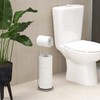 Simple Houseware Toilet Paper Holder for Bathroom Tissue Freestanding Storage,