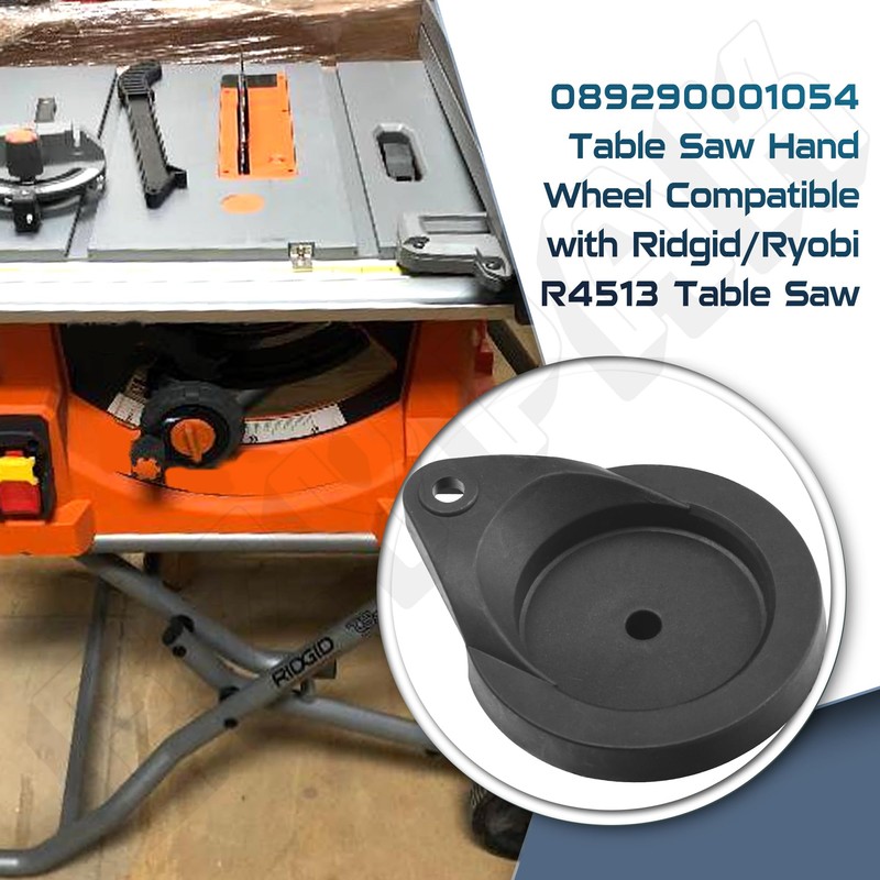 EZYPAK 089290001054 Table Saw Hand Wheel Compatible with Ridgid/Ryobi R4513