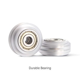 SIMAX3D 13 unidades Poleas de plástico transparentes para impresora 3D, ruedas de pórtico de policarbonato, ranura en V, ruedas de 625zz para Creality Ender Rodillos, Artillería Sidewinder