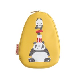 Overglad PNN-087 Panda Pouch Die Cut Boa Pouch, Yellow