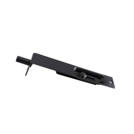 TOGU 6" Solid Stainless Steel Lever Action Flush Bolt,Concealed Security Door Lock for Composite Doors,French Doors,Wood Doors,Double Doors,Dummy Doors,Matte Black