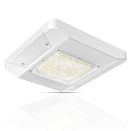 150W LED Canopy Light, 21,000LM 5700K, Surface Mount Gas Station Light, IP65 Waterproof, 100-277V DLC & UL Listed, 600W HID/HPS Equivalent for Building Entrances and Warehouses, Pack of 1