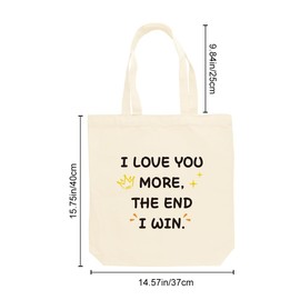 Yicadorn Valentines Gifts for Her,Valentines Day Gifts,Romantic Gifts for Her,Gifts for Women,Tote Bags,Canvas Bag