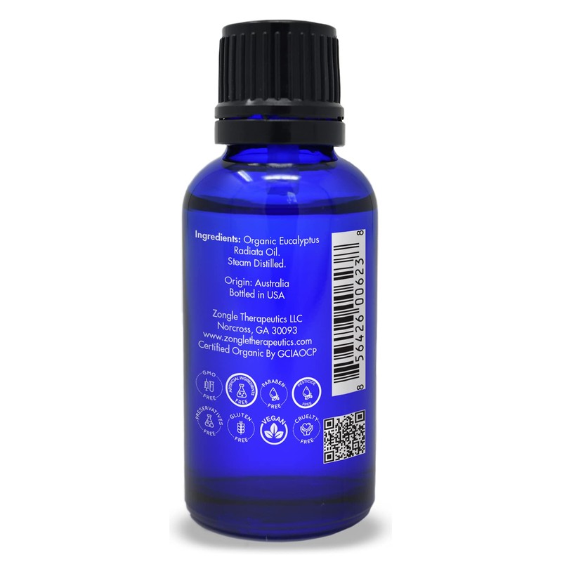 Organic, Eucalyptus Essential Oil – 100% Pure, Eucalyptus Oil, Radiata,