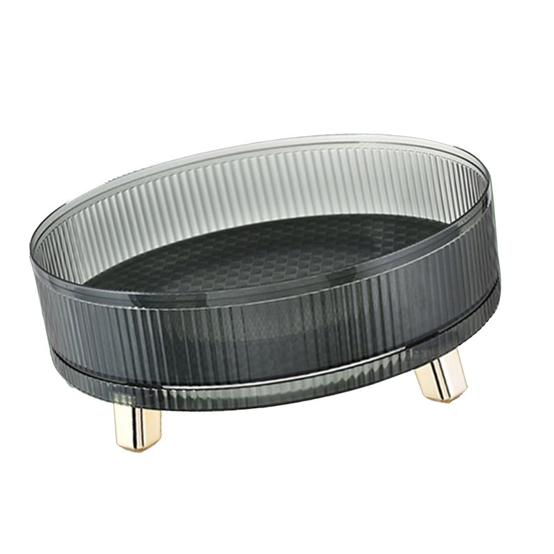 Storage Turntable 360 Degree Rotating Prevent Slip Stylish Organizer Tray