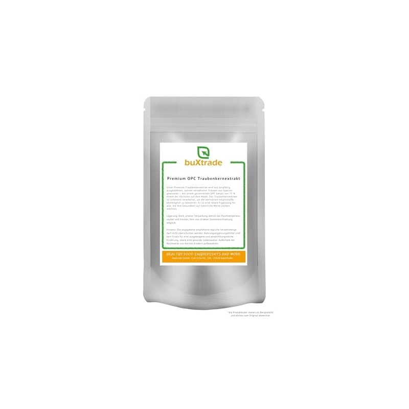 100 g | Premium OPC Traubenkernextrakt | OPC | hochdosiert