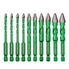 KURSTOL Oblique Head Eccentric Drill Bit Set - 10 Pieces