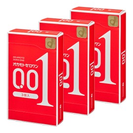 オカモトコンドームズ 【まとめ買いセット】オカモトゼロワン0.01ミリ3個×3箱入