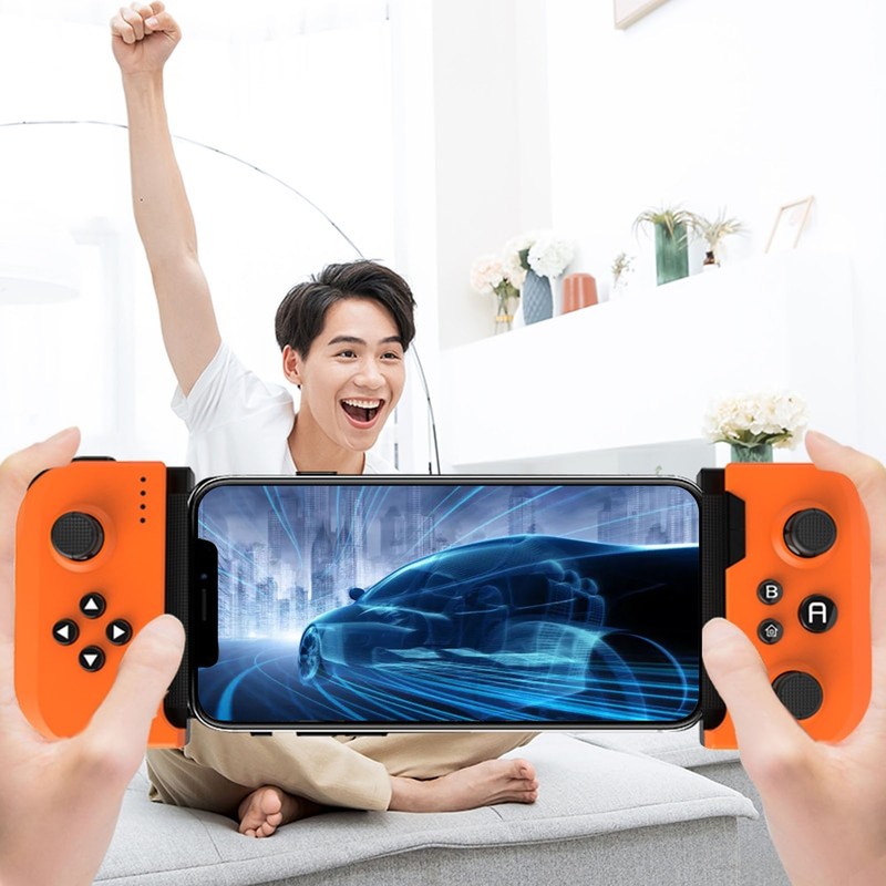 Wireless Mobile Game Controller Professional Ergonomic Retractable Mobile Gamepad Accessory