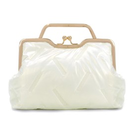 Syrads Shoulder Bags for Women Lightweight Puffy Tote Bag Hobo Bag Soft Lightweight Shoulder Bag Women Shoulder Bag, White