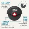 TITA22™ Titanium Coated Pizza Cutter Wheel – Ultra Sharp &