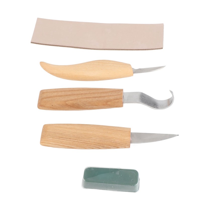 5pcs/set Wood Carving Tools Set Hand Wood Engraving Chisels Knife