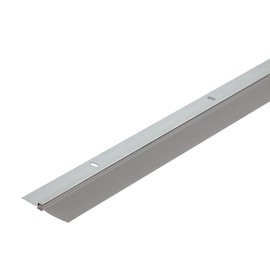 Simply Conserve Aluminum Carrier and Single Vinyl Door Sweep V110 Gray | Door Draft Stopper for Bottom of Door | Unique Back Seal for Caulk-Free Door Insulation | Under-Door Seal and Noise Stopper