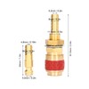 8mm Torch Hose Adapter Brass Connector Quick Coupler Fitting Kit