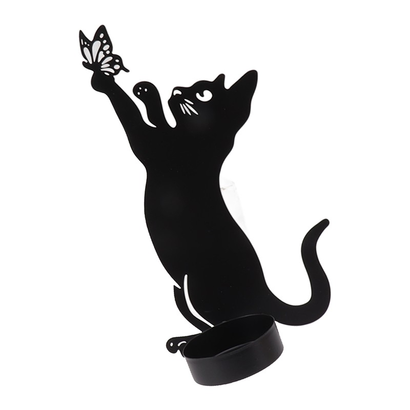 Home Decor Candlestick Durable Cat Candle Holder Decorative Candlestick Holder