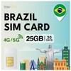travSIM Brazil SIM Card | 25GB Mobile Data at 4G/5G