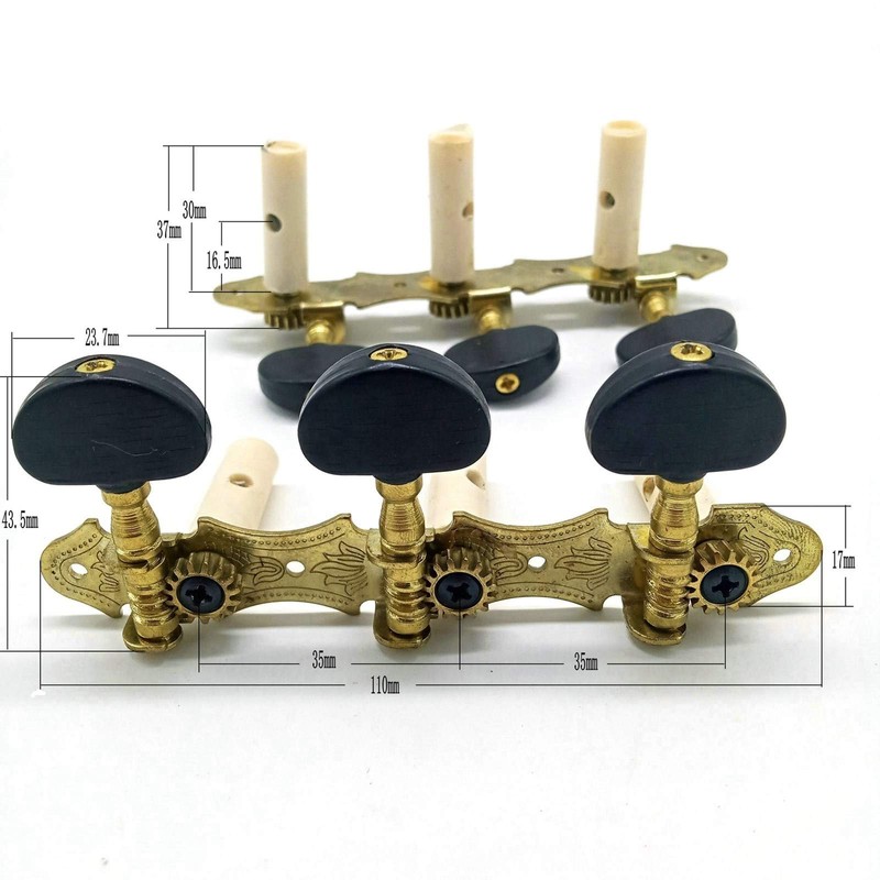 Nagoyuki Left Right Classical Guitar String Tuning Pegs Machine Heads
