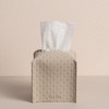 OLETHA Square Tissue Box Cover - Aesthetic Desk Decor for