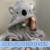 XdealCozyxc 2 Pcs Baby Hooded Bath Towels, Animal Design Newborn
