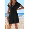 MEROKEETY Women's Summer Cap Sleeve Jumpsuits 2025 Casual V Neck