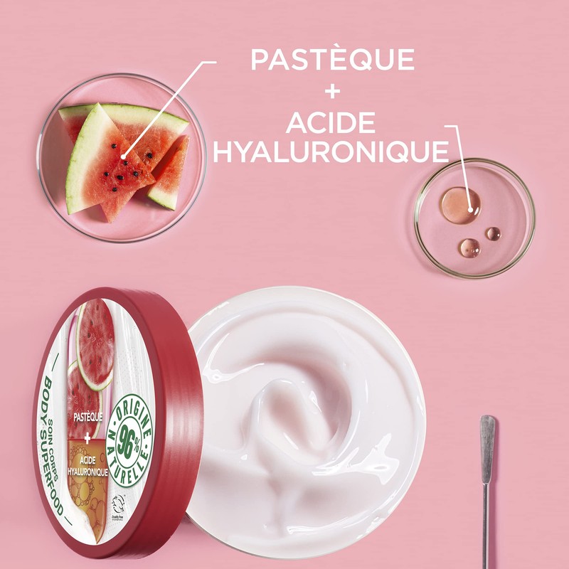 Garnier Body Superfood Gel Moisturising Cream Watermelon Hyaluronic Acid