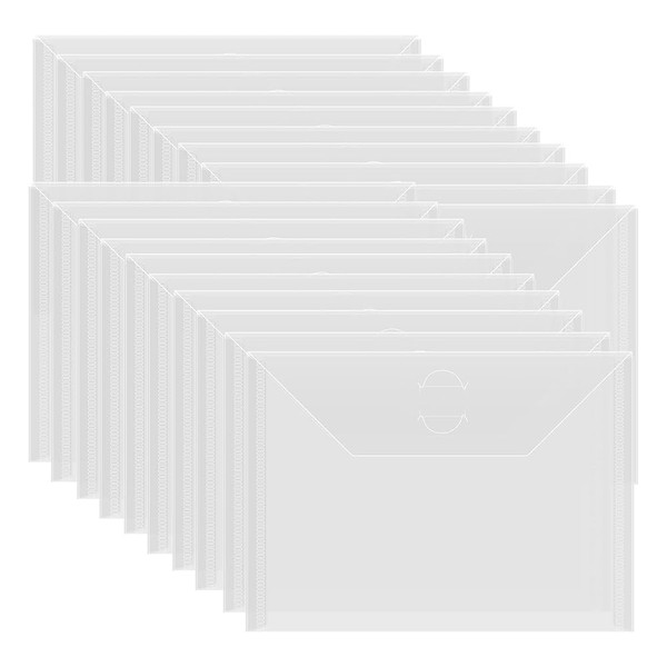 Willoghsa Pack of 20 7 x 5 Storage Envelopes, Resealable