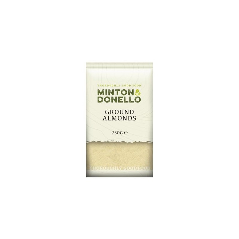 Minton & Donello - Finely Ground Almonds, Blanched, Baking Essential,
