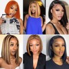 Highlight Ombre Bob Wig Human Hair 13 x 4 Bob