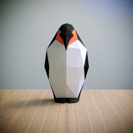 Yona DIY Penguin Papercraft kit, Abstract Low Poly Animal DIY kits, Home decor, kids crafts kits, Gift, origami 3D, paper trophy,3D Puzzle, Paper sculpture, Papercraft set for adults